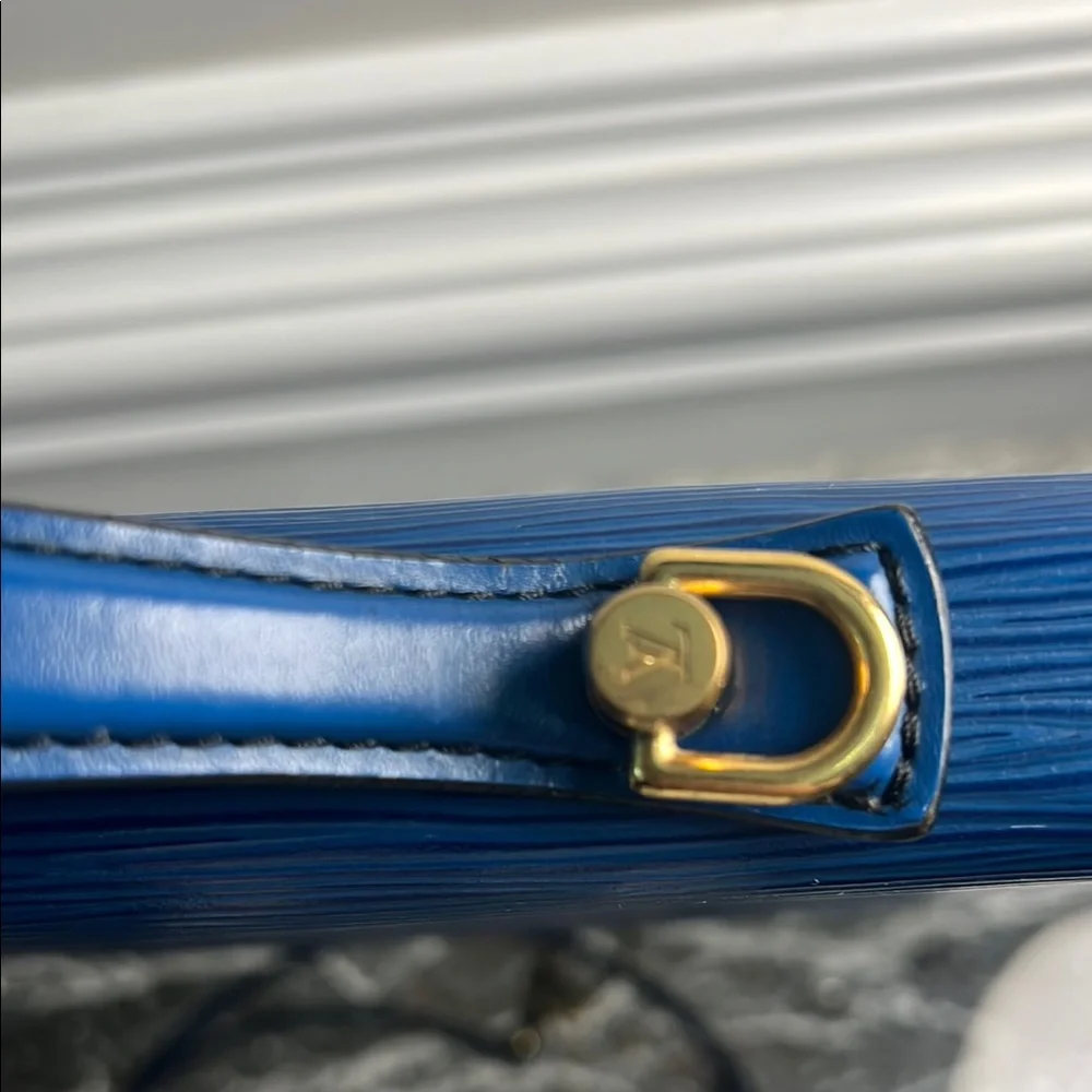 Authentic Louis Vuitton Blue Laptop Bag or Briefcase